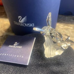 Swarovski flower and foliage bumblebee Mib Complete